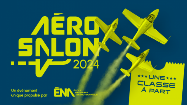Affiche pour l'événement Aérosalon 2024